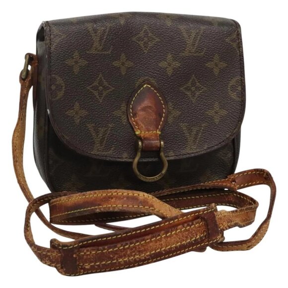 LOUIS VUITTON Monogram Monogram Saint Cloud MM Shoulder Bag - Picture 1 of 15